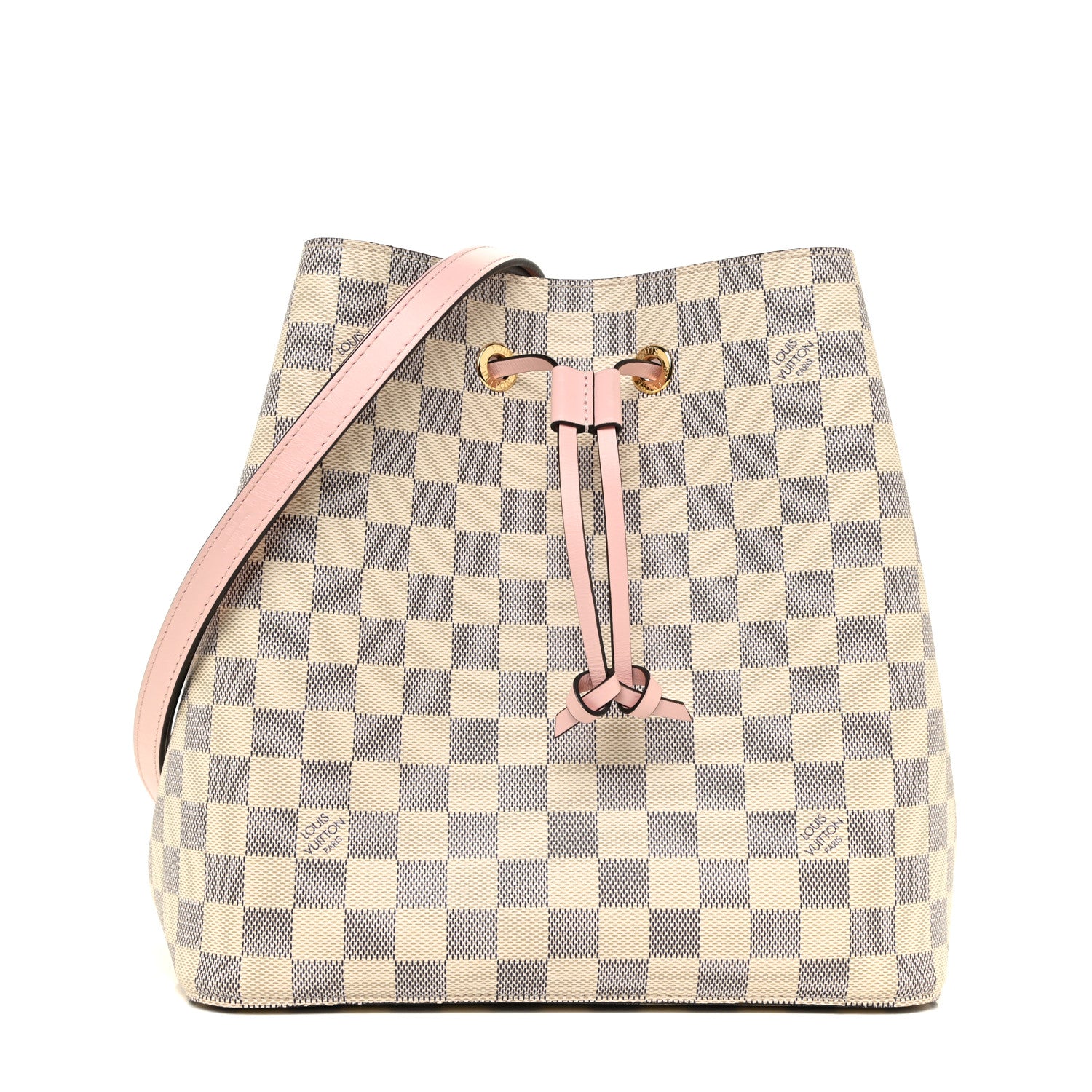 Louis Vuitton Damier Azur Neonoe MM Eau De Rose 1 of 9