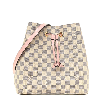 Louis Vuitton Damier Azur Neonoe MM Eau De Rose 1 of 9