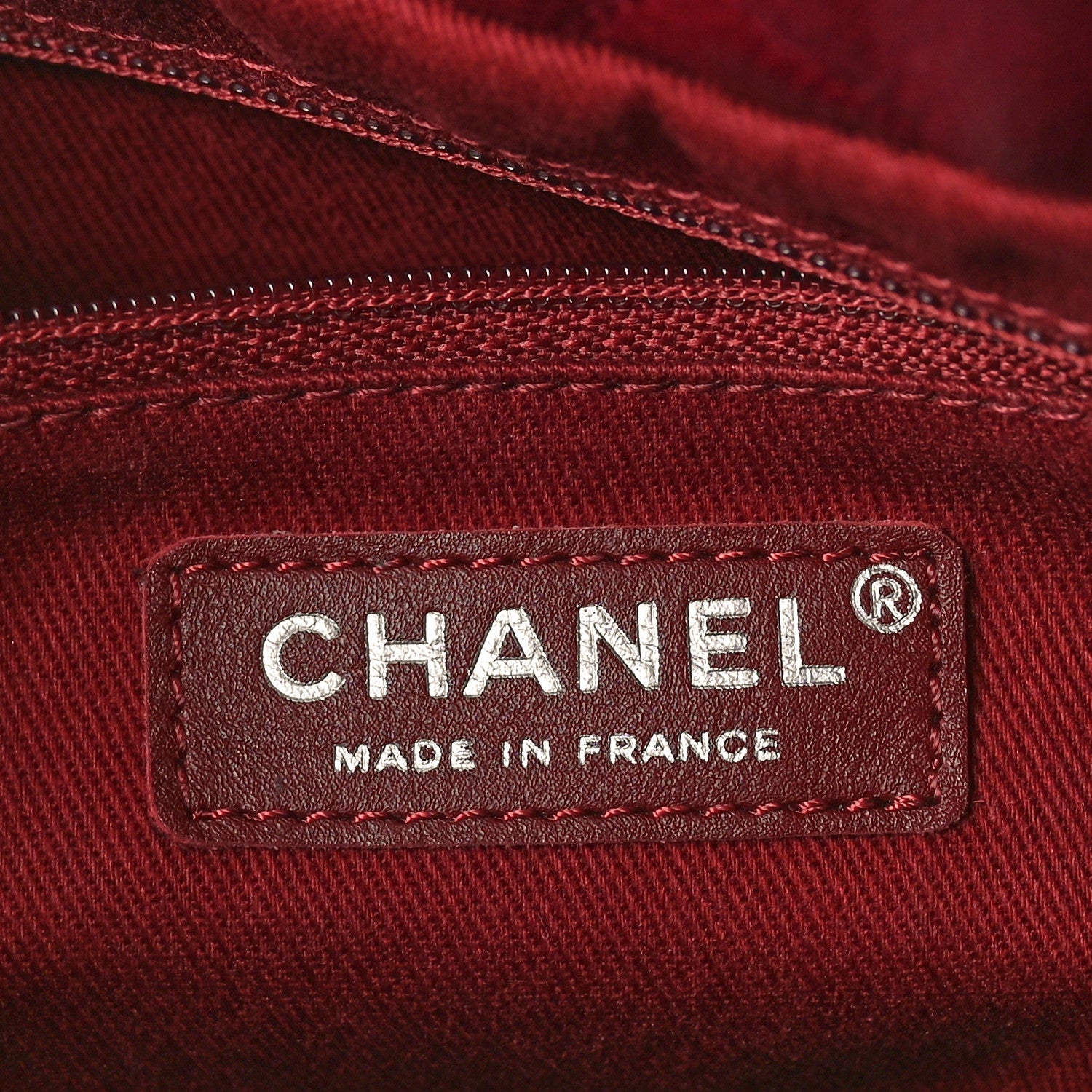 Chanel Caviar Quilted Large Timeless CC Soft Tote Dark Red 7 of 11