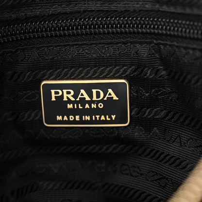 Prada Tessuto Nylon Chain Shoulder Bag Black 6 of 13