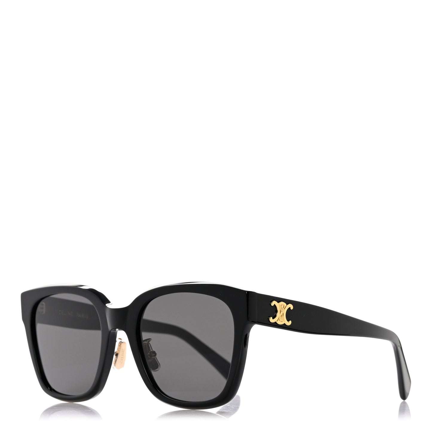 Acetate Triomphe 01 Square Sunglasses CL 40222F Black