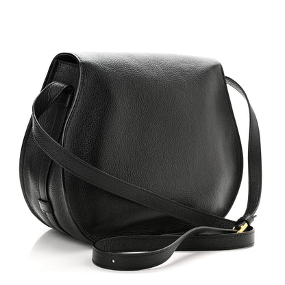 Chloe Calfskin Medium Marcie Round Crossbody Bag Black 3 of 11