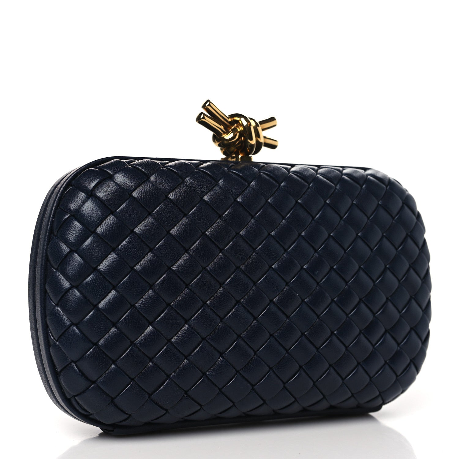 Bottega Veneta Nappa Intrecciato Knot Clutch Space 3 of 9