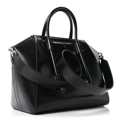 Givenchy Box Calfskin Small Lock Antigona Shoulder Bag  Black 3 of 9