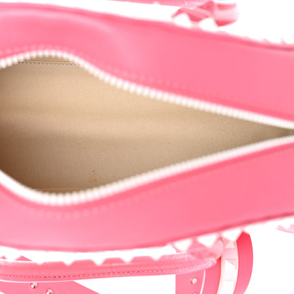 Valentino Garavani Vitello Colorblock Free Rockstud Top Handle Shoulder Bag Pink Optic White 5 of 13