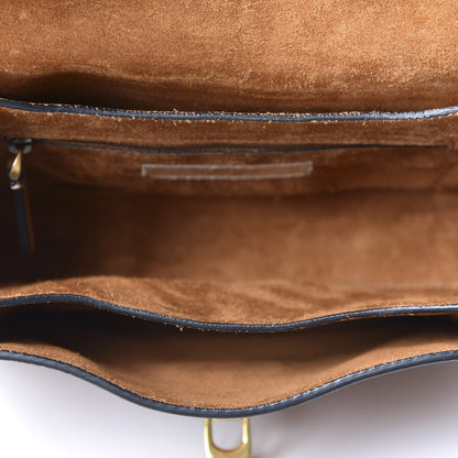 Valentino Garavani Calfskin Enchanted Wonderland Medium Guitar Strap Rockstud Rolling Flap Saddle Bag Light Cuir 4 of 9