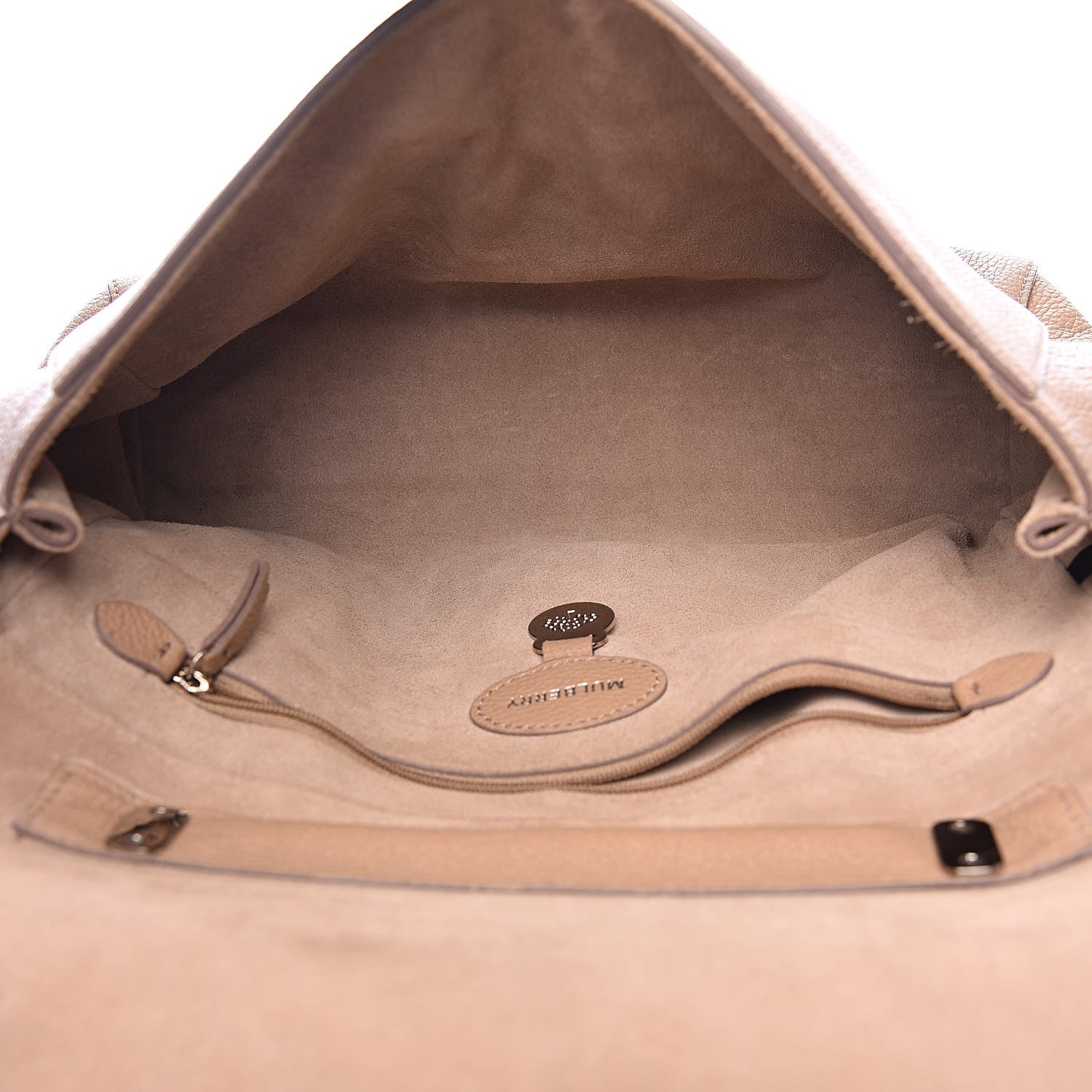 Mulberry Glossy Goatskin Medium Lily Mushroom Grey 5 of 14