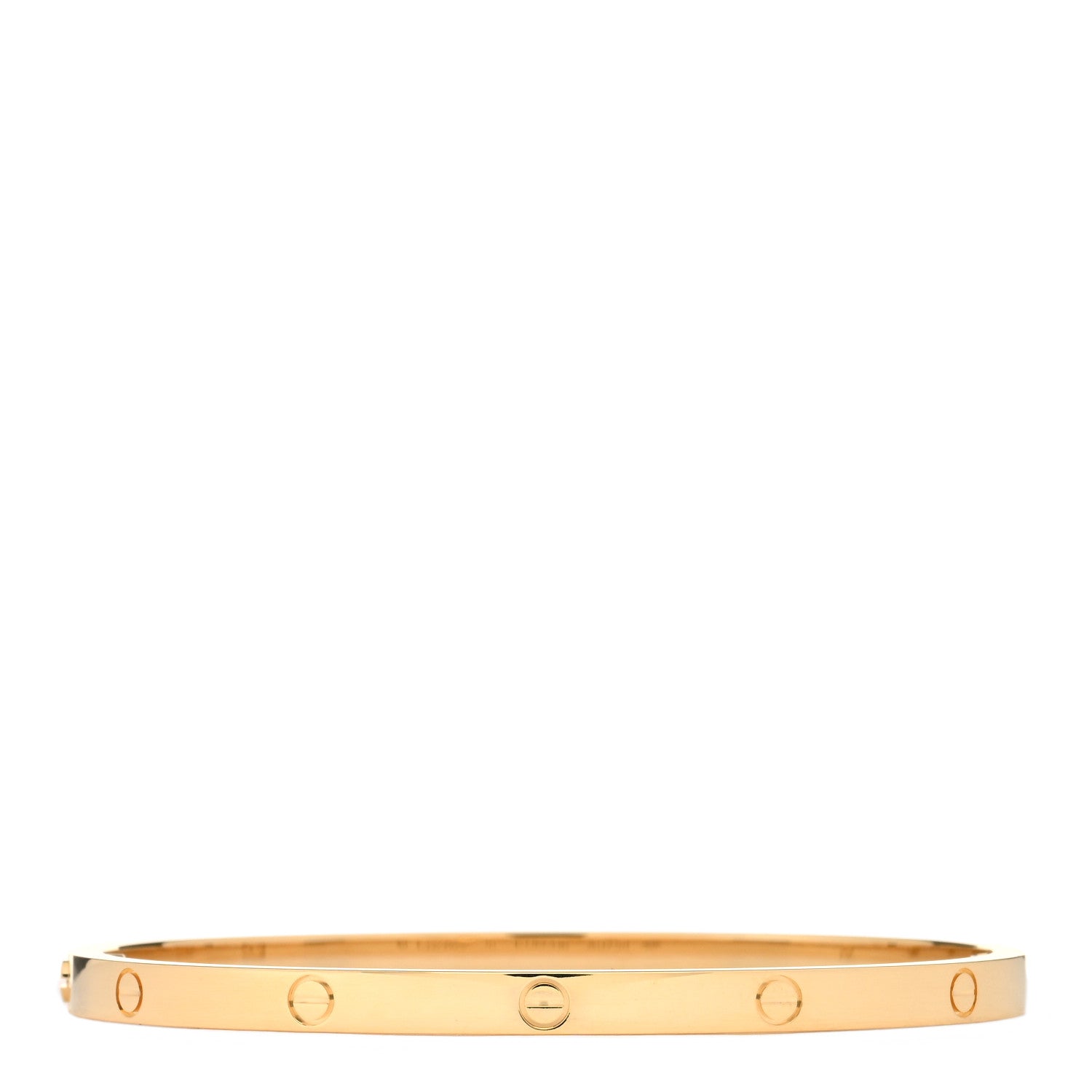 Cartier 18K Yellow Gold Small LOVE Bracelet 16 2 of 3