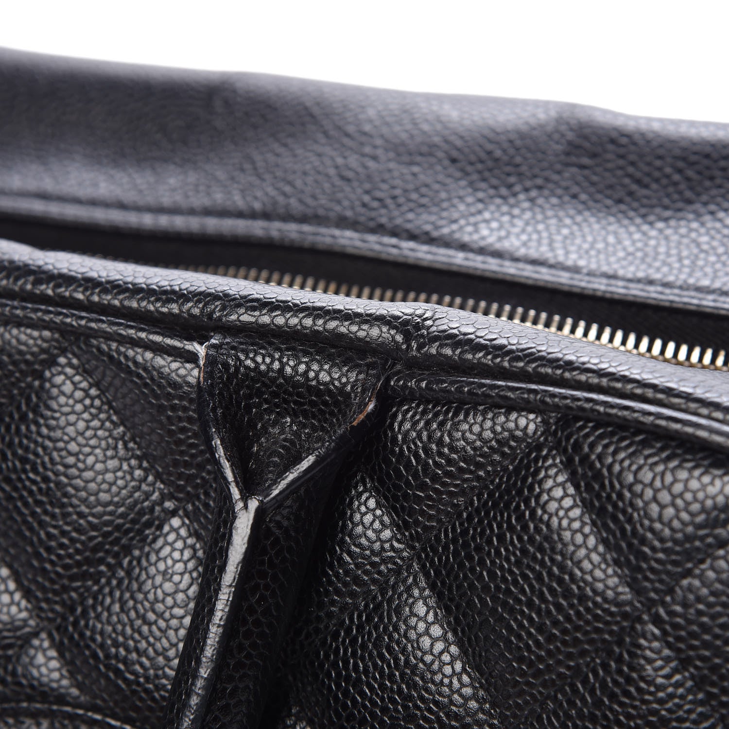 Chanel Caviar Quilted Large Bowler Black 11 of 14