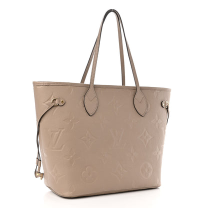 Louis Vuitton Empreinte Monogram Giant Neverfull MM Tourterelle 4 of 10