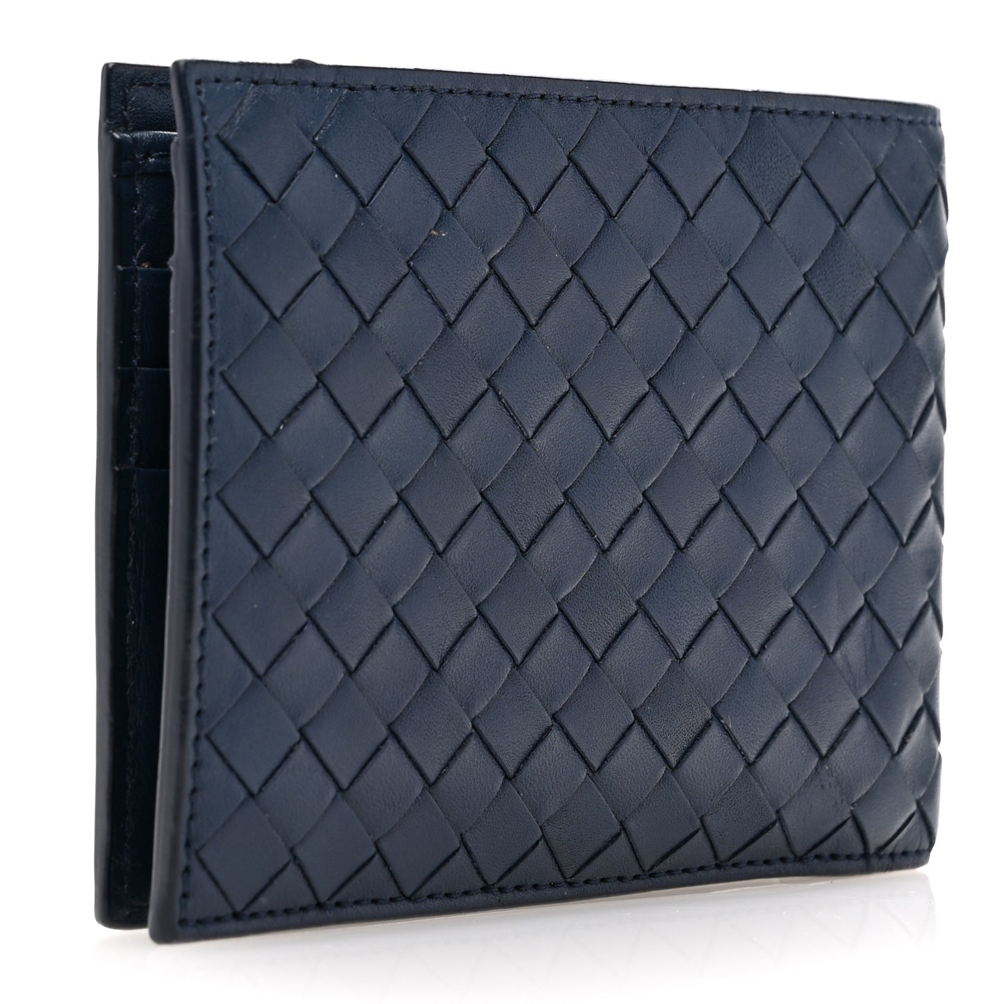 Nappa Intrecciato Bi-Fold Wallet Light Tourmaline
