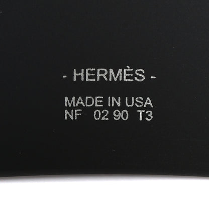 Hermes Aluminium Sunset Collier De Chien CDC Bracelet T3 Noir Intense 4 of 4