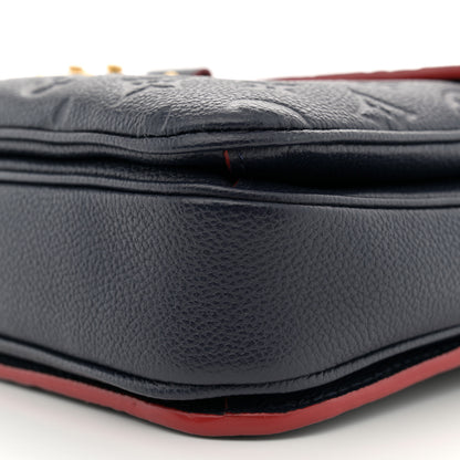 Louis Vuitton Empreinte Pochette Metis Marine Rouge 9 of 11