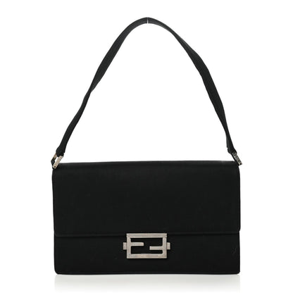 Fendi Neoprene Baguette Black 1 of 10
