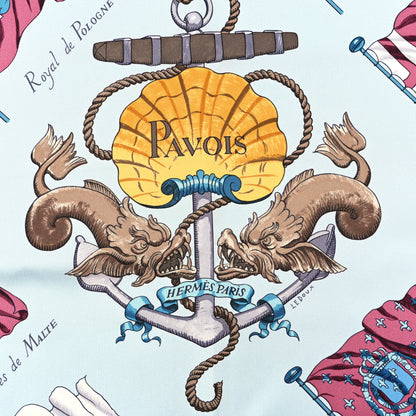 Hermes Silk Pavois Flags Carre Scarf 90 2 of 4