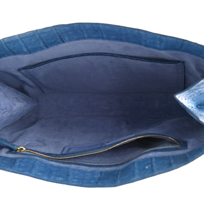 Nancy Gonzalez Crocodile Clutch Blue 5 of 6