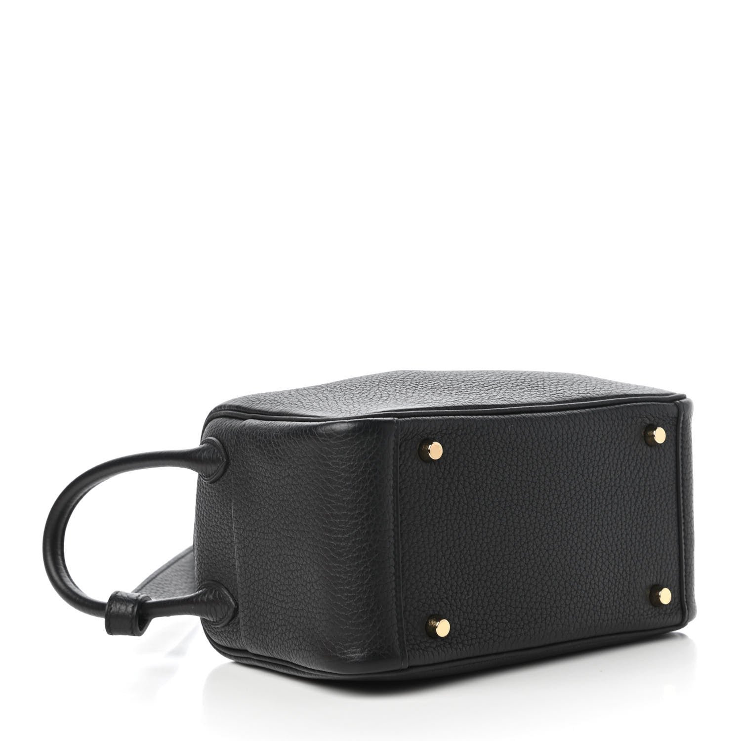 Hermes Taurillon Clemence Mini Lindy 20 Black 2 of 11