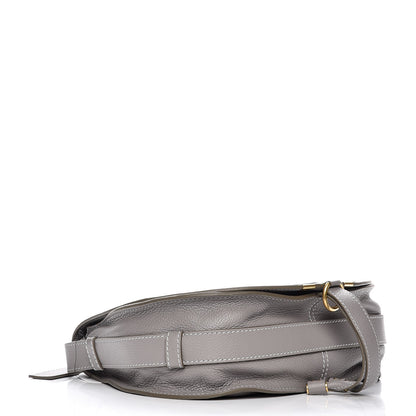 Chloe Calfskin Medium Marcie Round Crossbody Bag Cashmere Grey 4 of 8