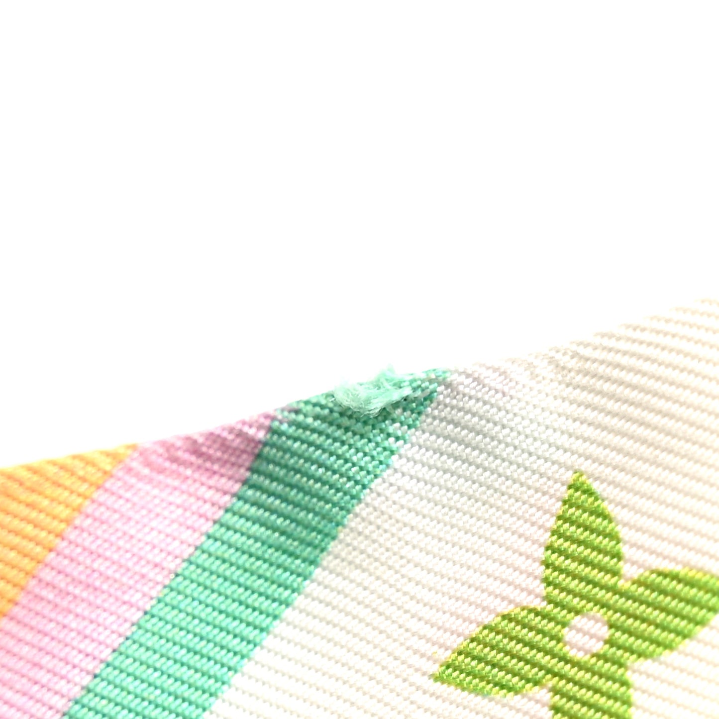 LV X TM Silk Monogram Multicolor BB Bandeau White