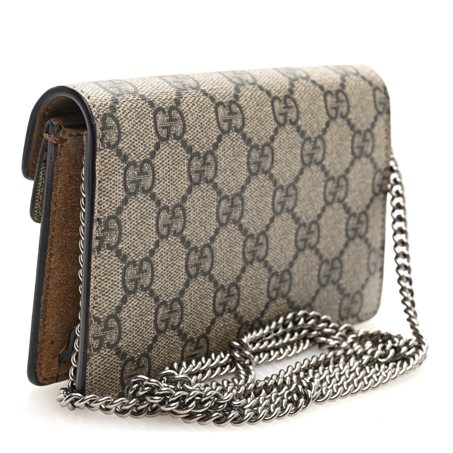 Gucci GG Supreme Monogram Super Mini Dionysus Shoulder Bag Taupe 3 of 9