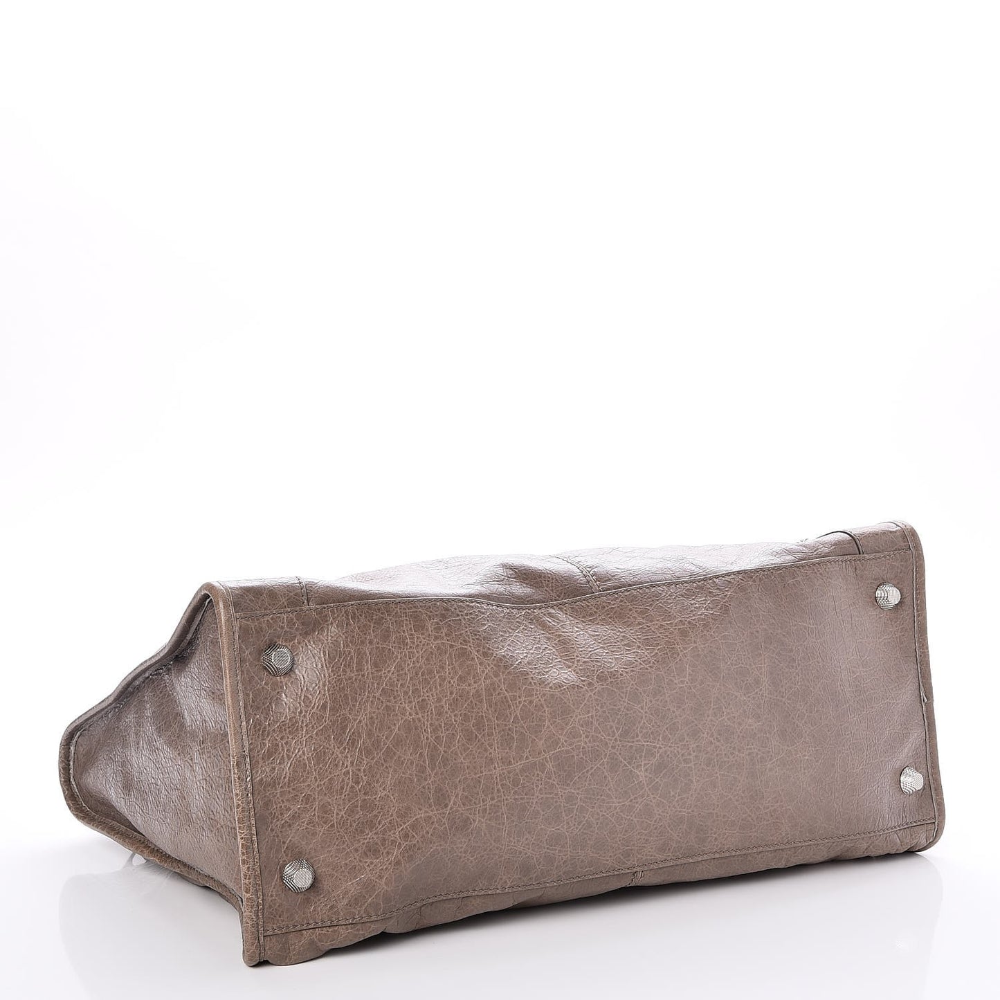 Agneau Giant 12 Silver Hardware Work Gris Poivre