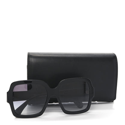 Chanel Acetate Charms Pearl Square Sunglasses 5479 Black Gold 7 of 7