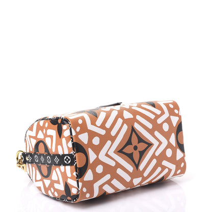 Louis Vuitton Monogram Giant Crafty Speedy Bandouliere 25 Creme Caramel 3 of 10