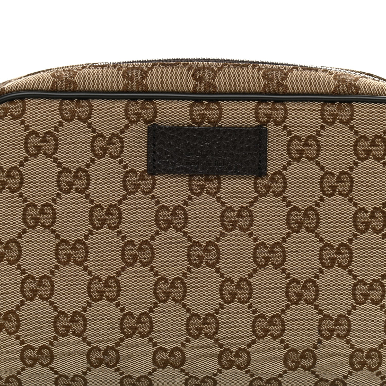 Gucci Monogram Belt Bag Dark Brown 8 of 10