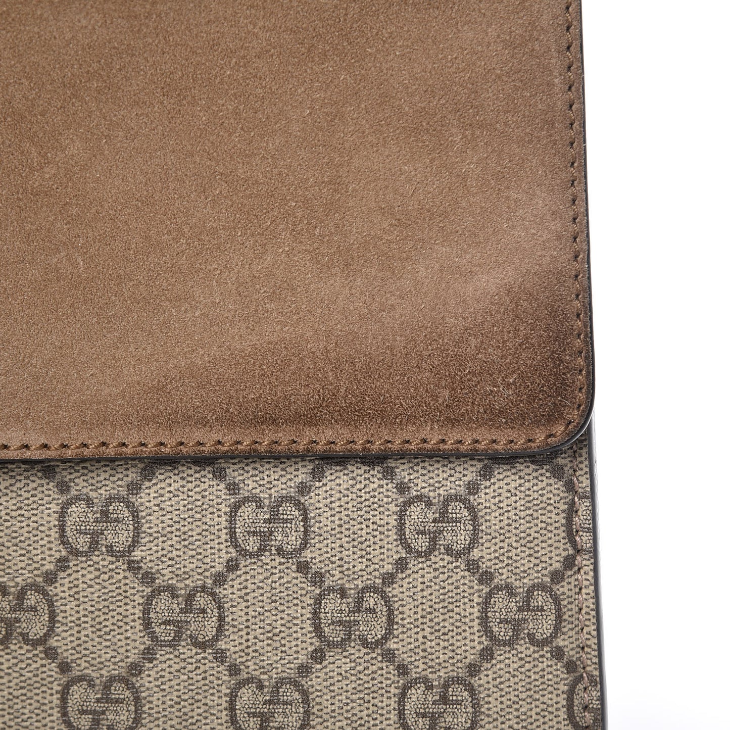 GG Supreme Monogram Medium Dionysus Shoulder Bag Taupe