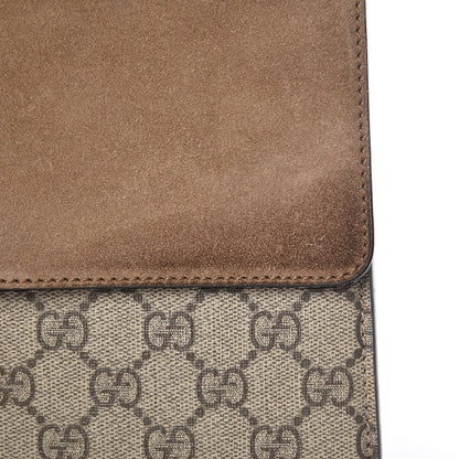 Gucci GG Supreme Monogram Medium Dionysus Shoulder Bag Taupe 9 of 15