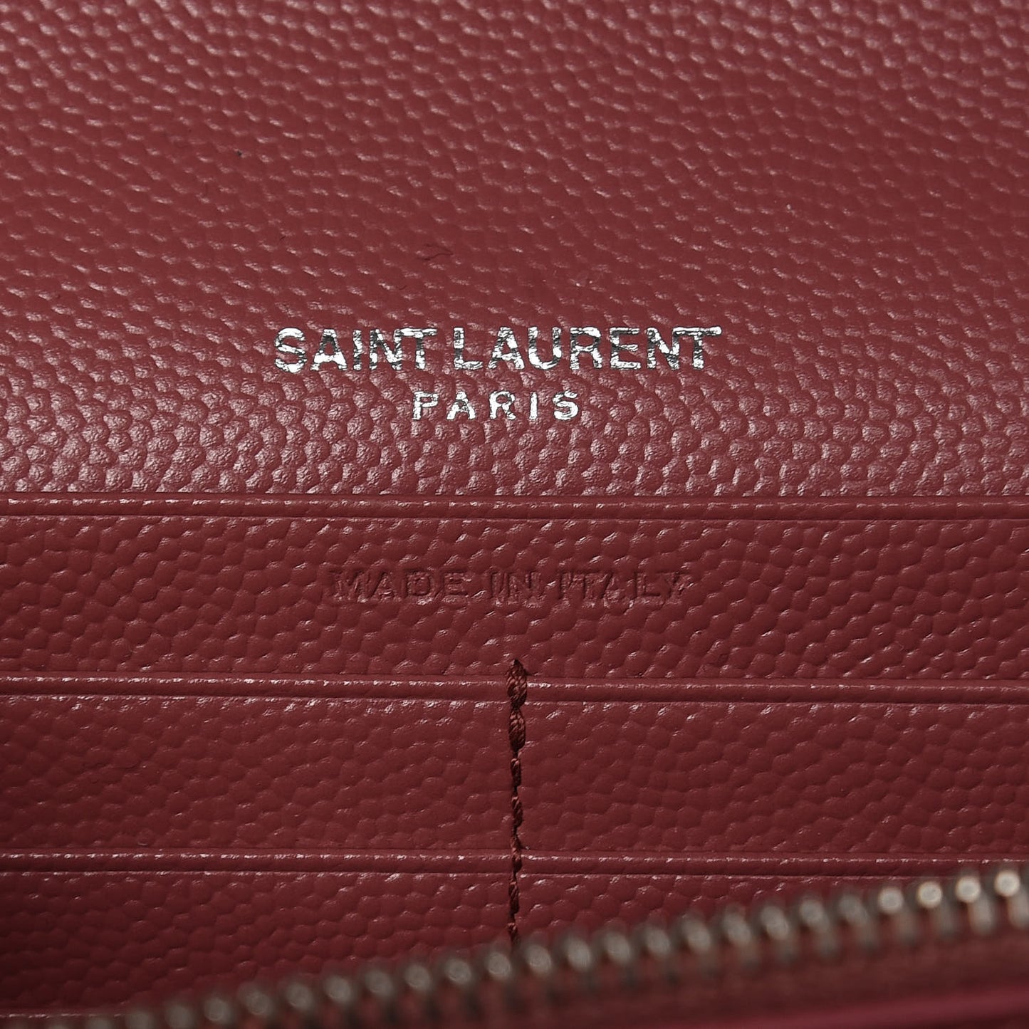 Grain De Poudre Matelasse Chevron Monogram Chain Wallet Mystic Rose