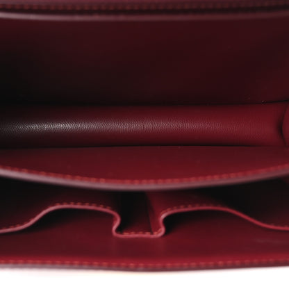Celine Box Calfskin Medium Classic Box Flap Bag Burgundy 5 of 11