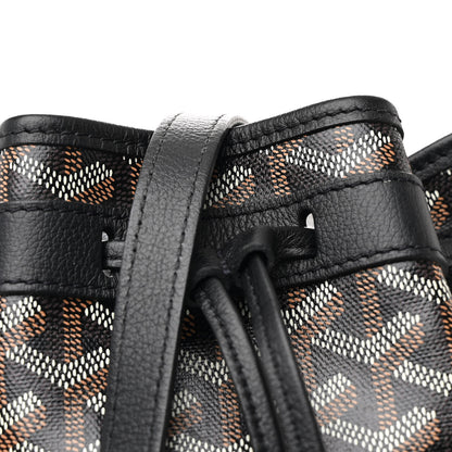 Goyard Goyardine Petit Flot Bucket Bag PM  Black 7 of 9