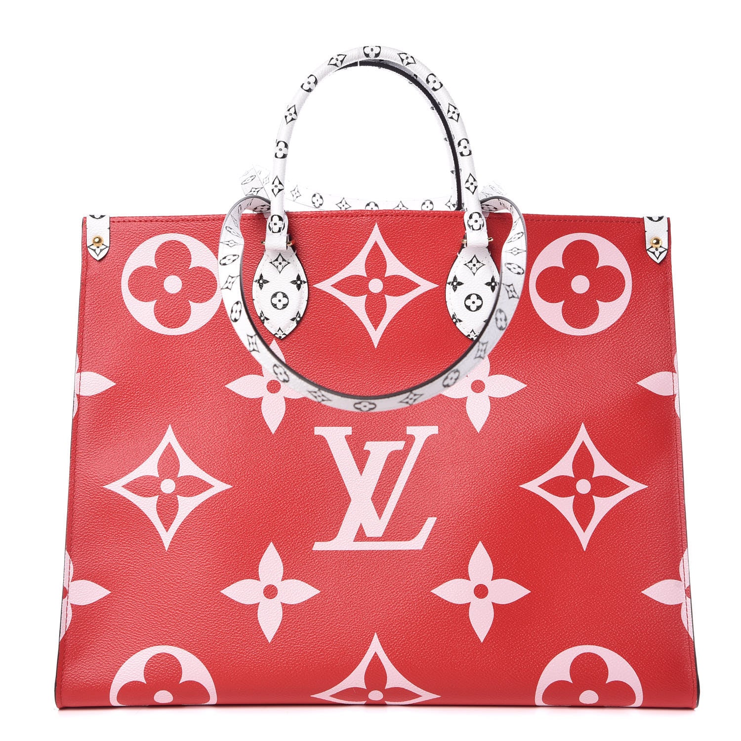Louis Vuitton Monogram Giant Onthego GM Rouge Rose 1 of 11