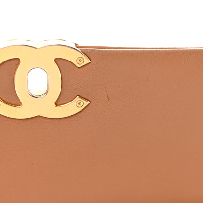 Chanel Lambskin Quilted Large Chanel 19 Flap Brown 17 of 17