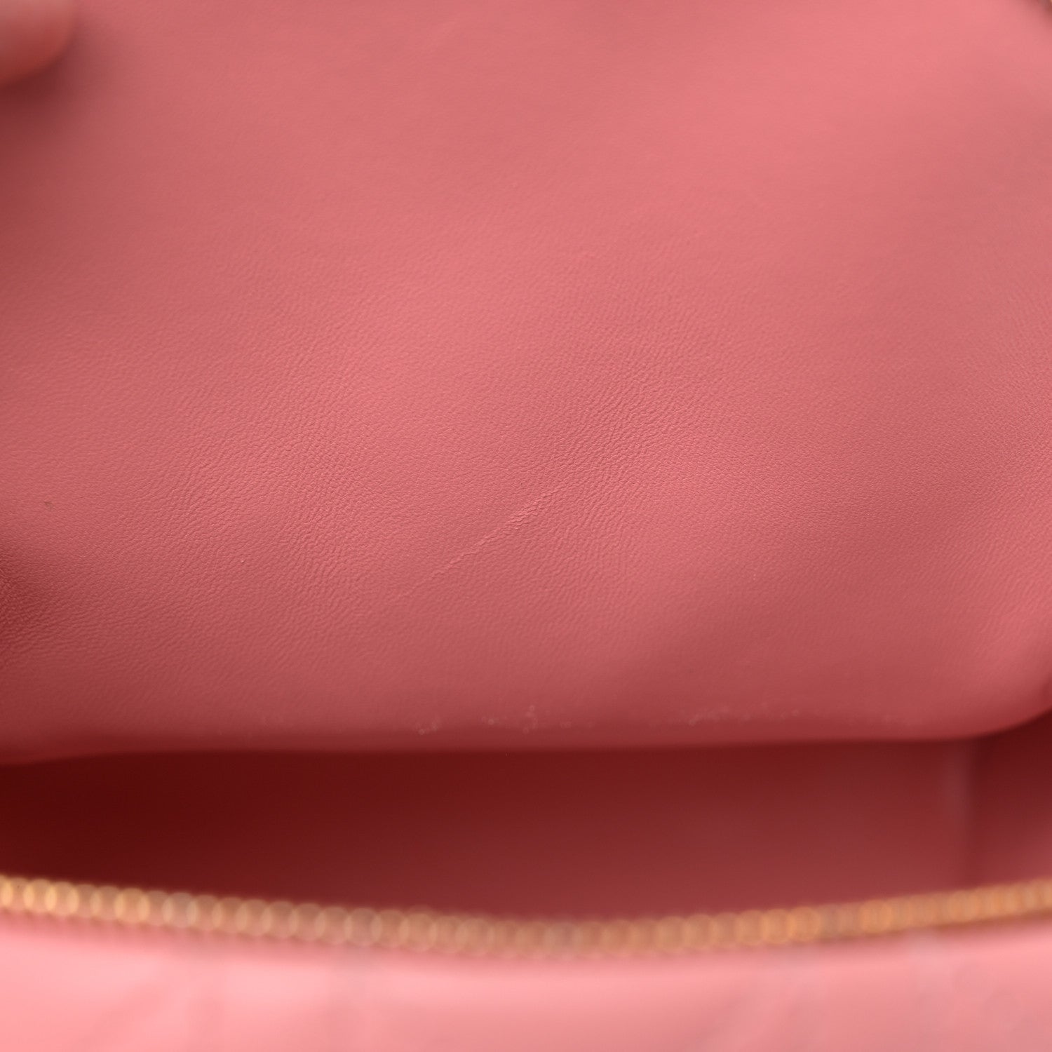 Christian Dior Lambskin Cannage Mini Backpack Peach Blossom 11 of 14
