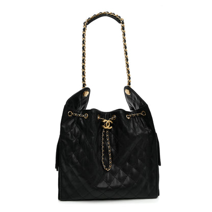 Chanel Caviar Quilted Medium Chanel 25 Handbag Black 1 of 12