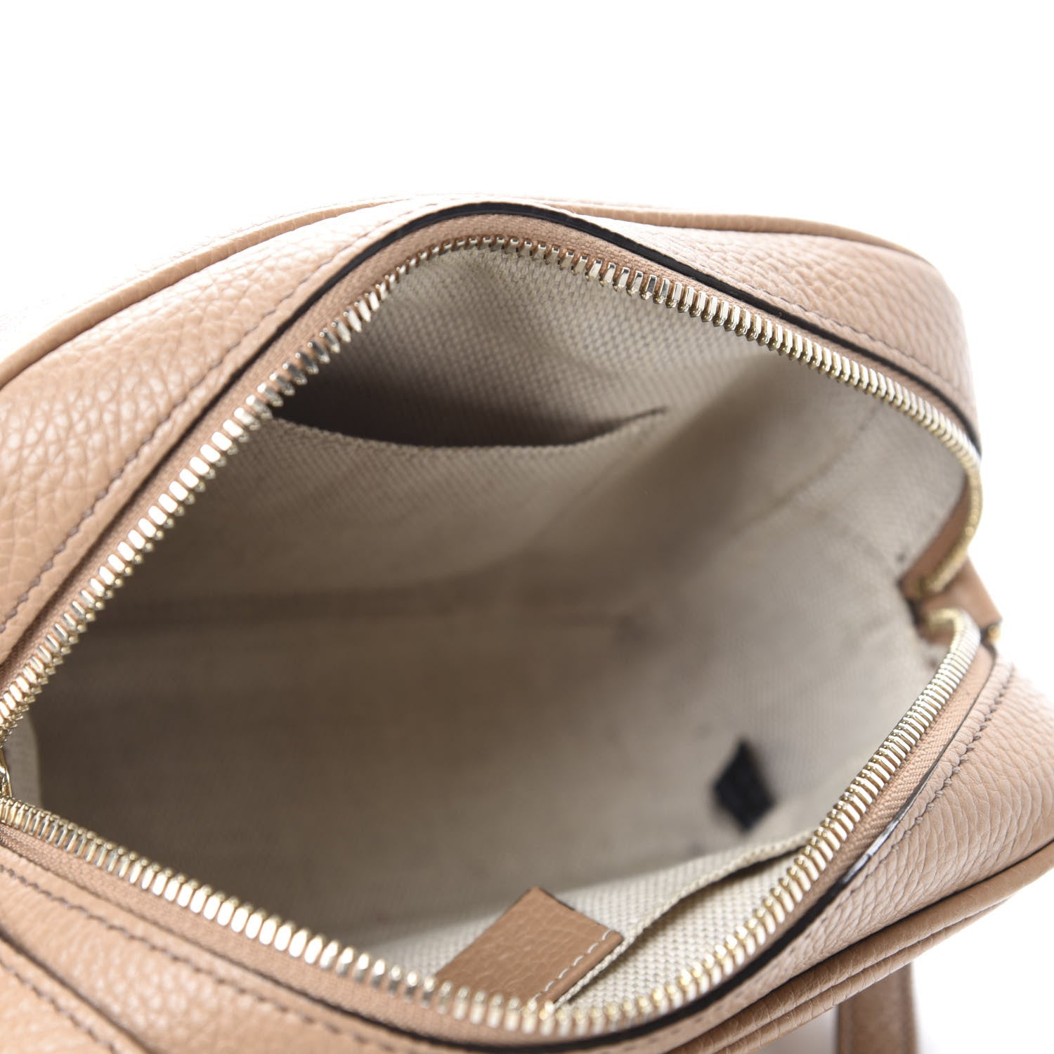 Gucci Pebbled Calfskin Small Soho Disco Bag Camelia 5 of 11