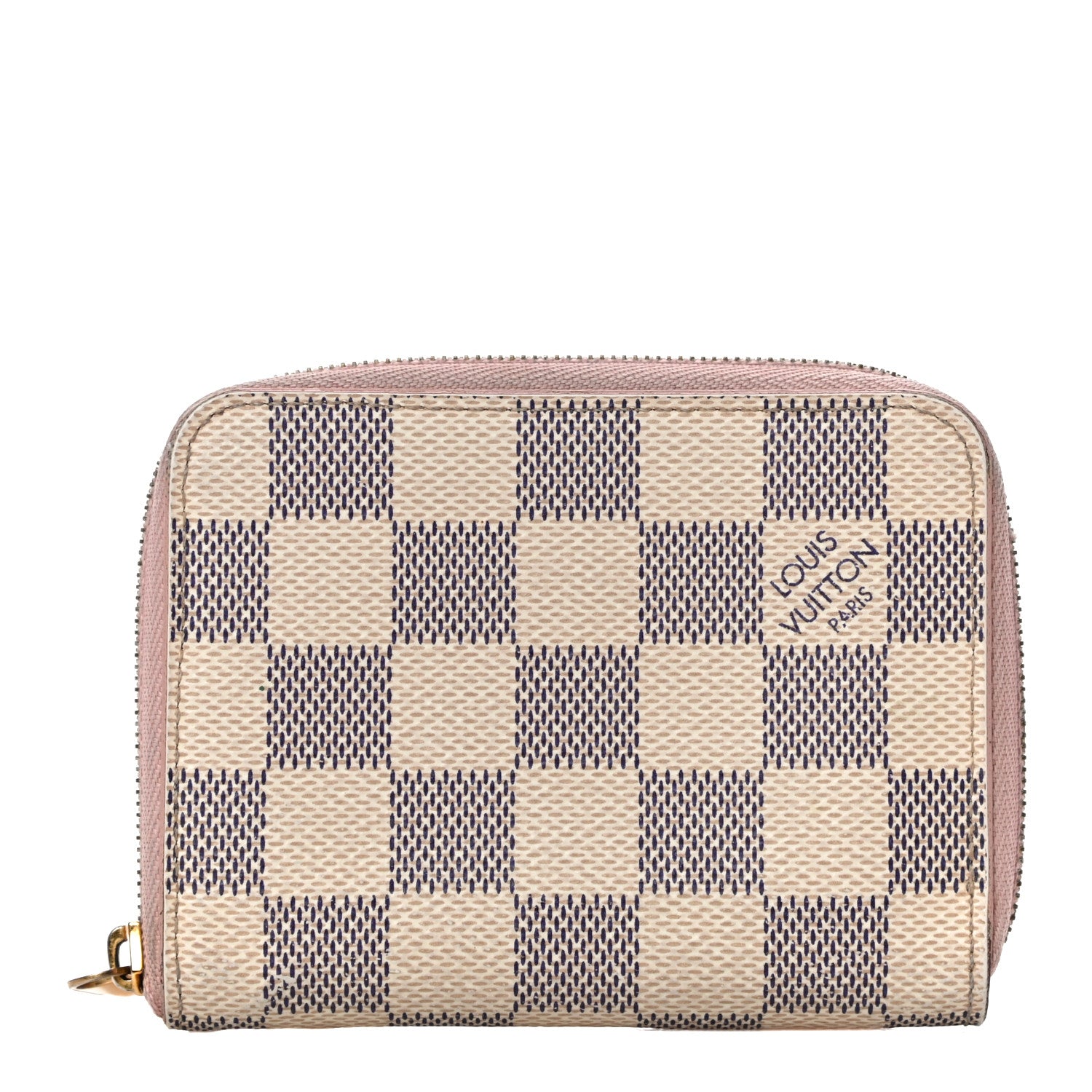 Louis Vuitton Damier Azur Zippy Coin Purse Rose Ballerine 1 of 12