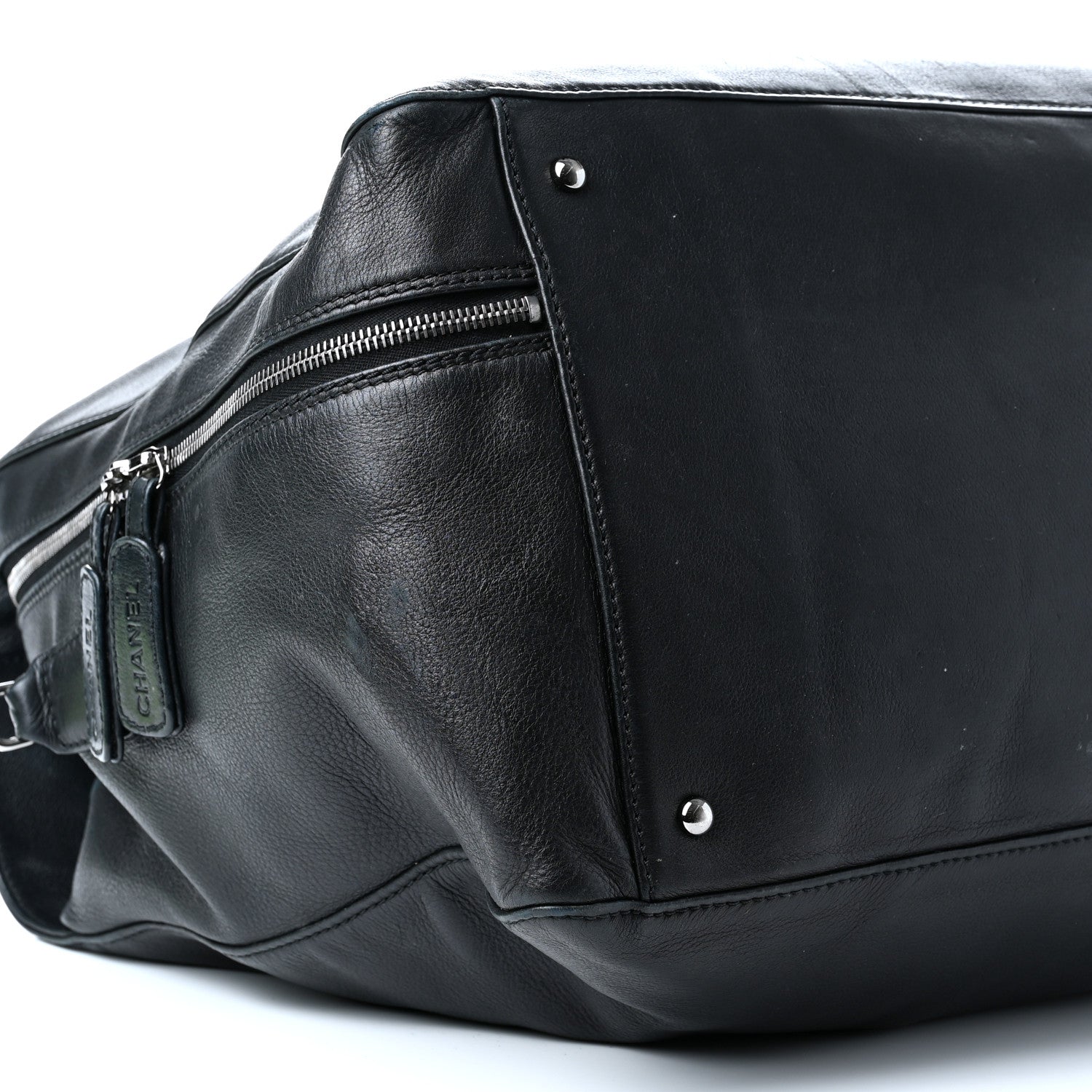 Chanel Lambskin Timeless CC Duffle Bag Black 9 of 17
