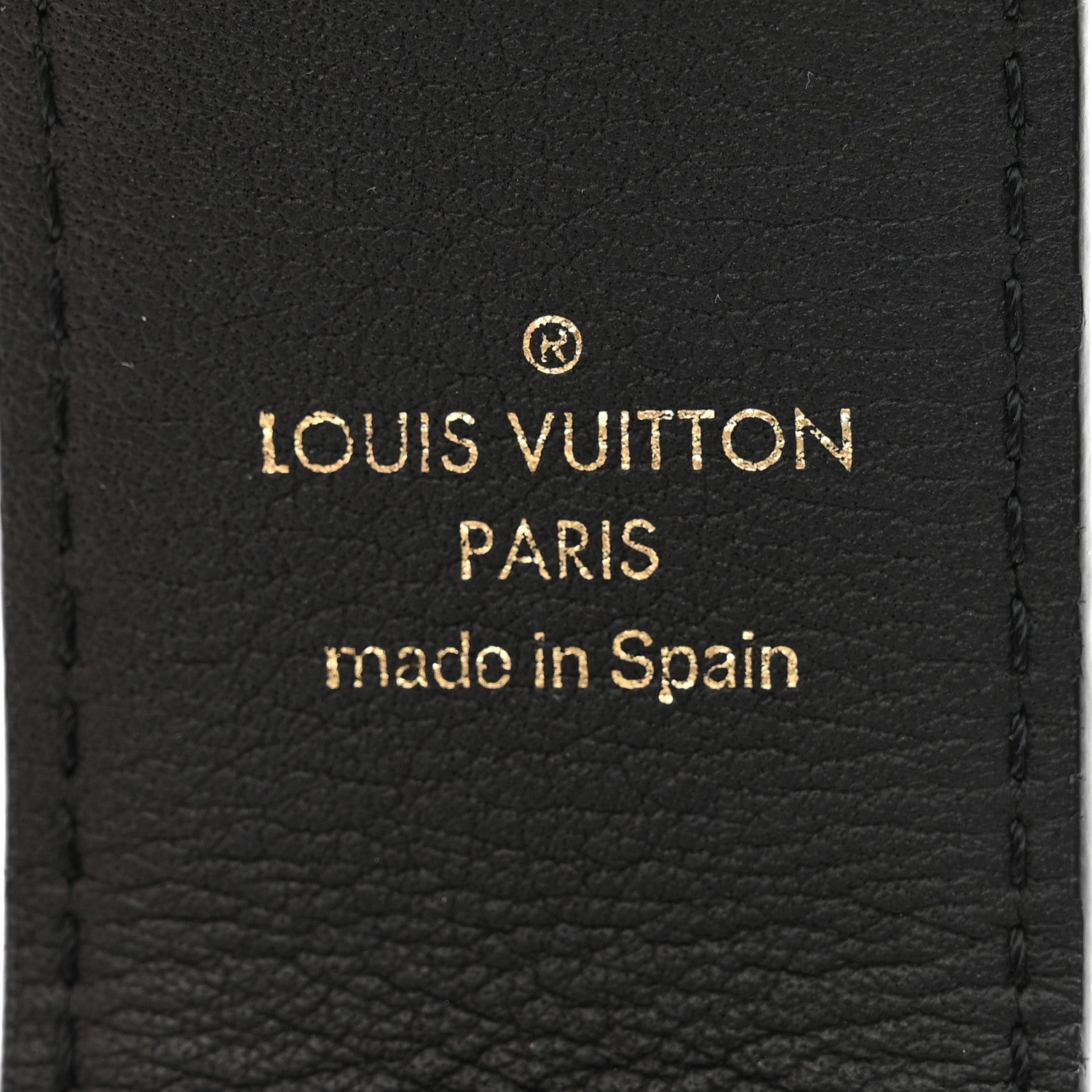 Louis Vuitton Monogram Bandouliere Shoulder Strap Black 3 of 5