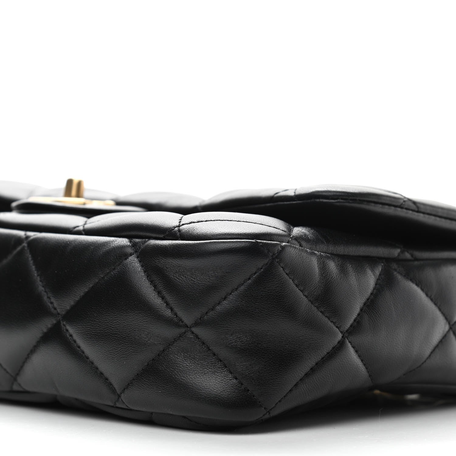 Chanel Lambskin Quilted Large CC Funky Town Flap Black 10 of 11