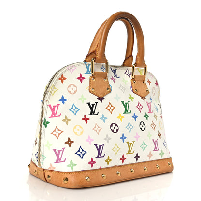 Louis Vuitton Monogram Multicolor Alma White 3 of 11