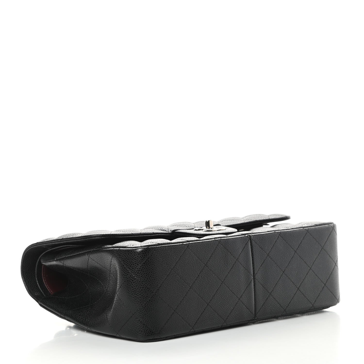 Chanel Caviar Quilted Jumbo Double Flap Black 5 of 13