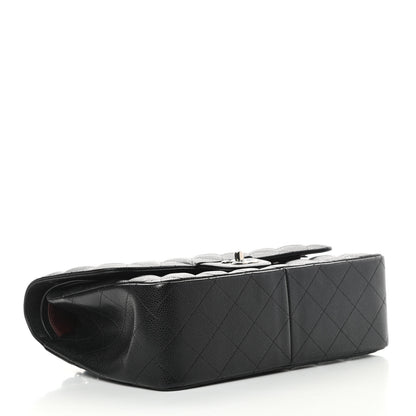 Chanel Caviar Quilted Jumbo Double Flap Black 5 of 13
