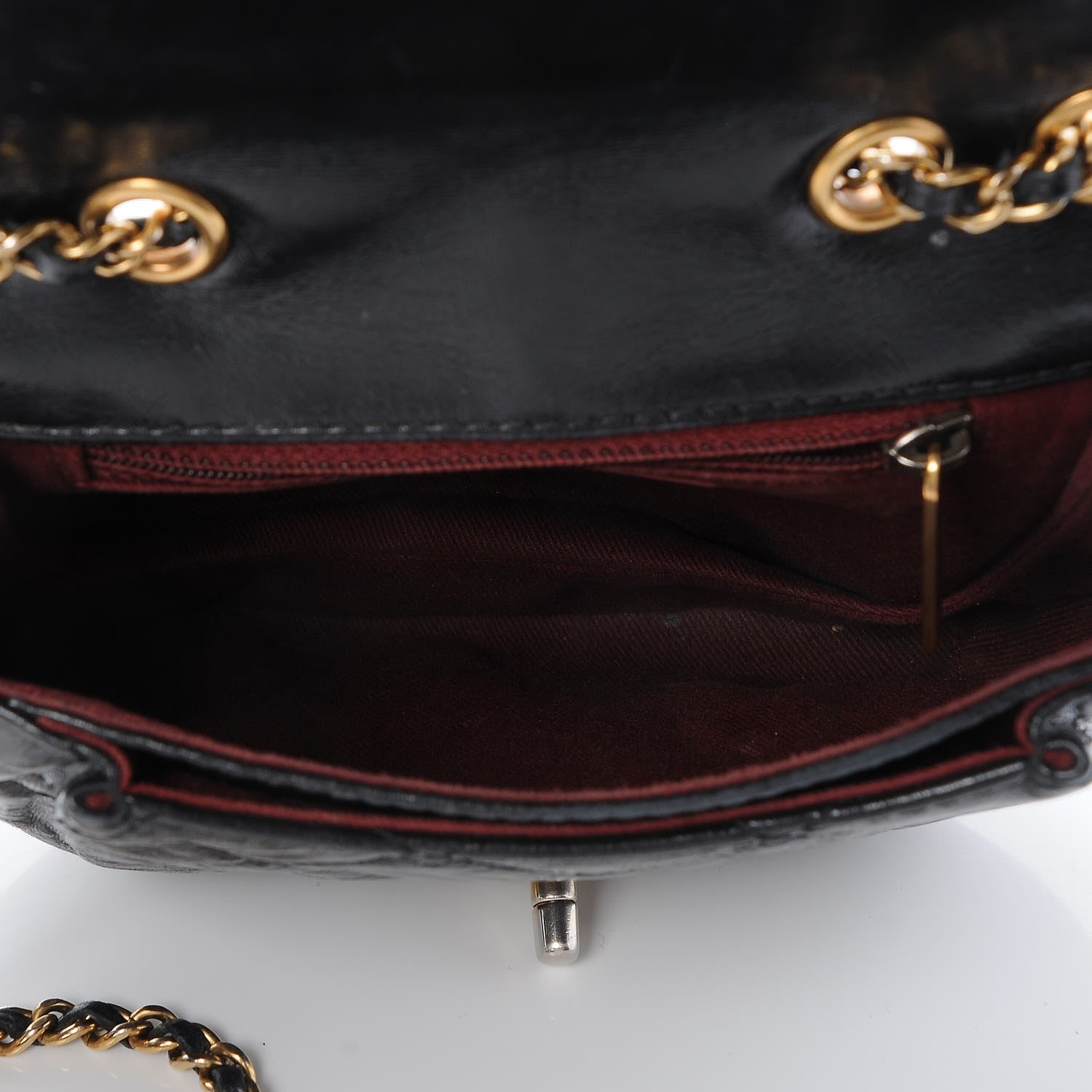 Chanel Aged Calfskin Small Bubble CC Flap Black 6 of 9