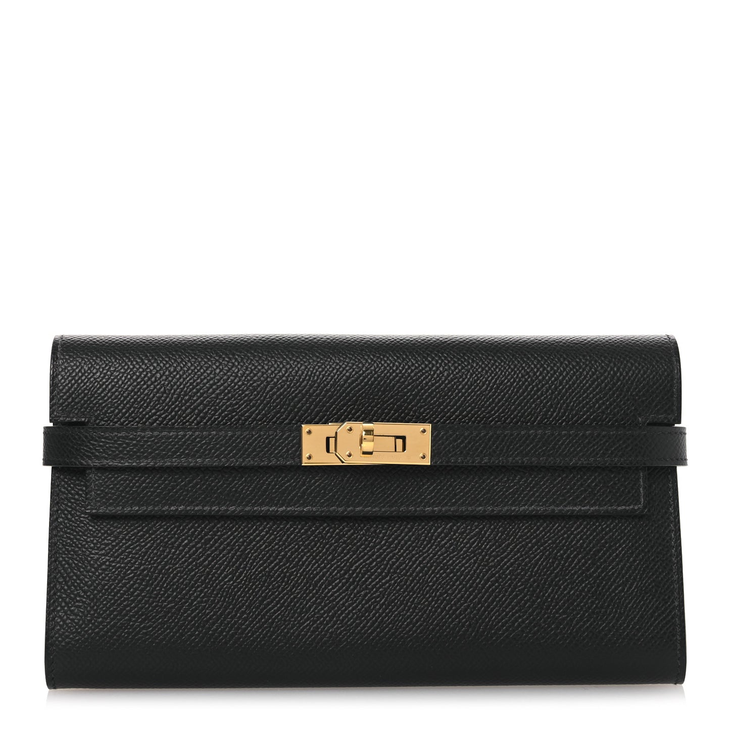Epsom Kelly Longue Wallet Black