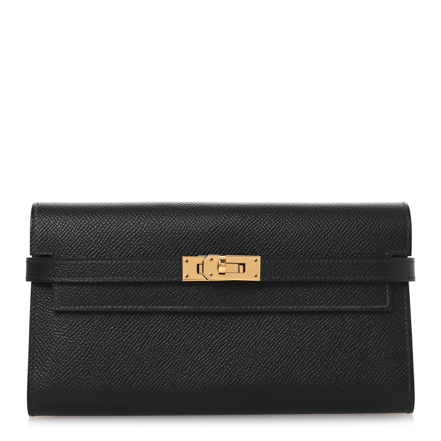Hermes Epsom Kelly Longue Wallet Black 1 of 9