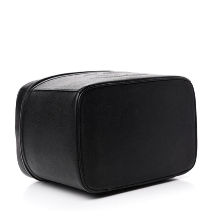 Chanel Caviar CC Vanity Train Case Black 4 of 15
