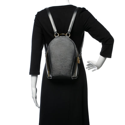 Louis Vuitton Epi Mabillon Backpack Black 2 of 8